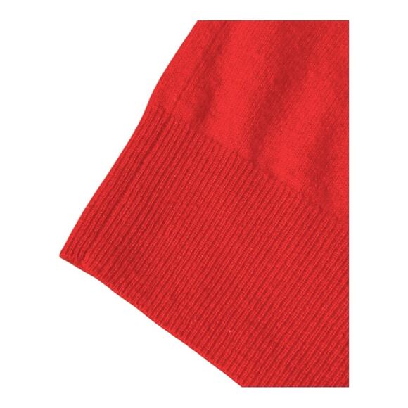 Brochu Walker Cashmere Moni Vee V Neck Sweater in Regatta Red XS - Picture 8 of 11